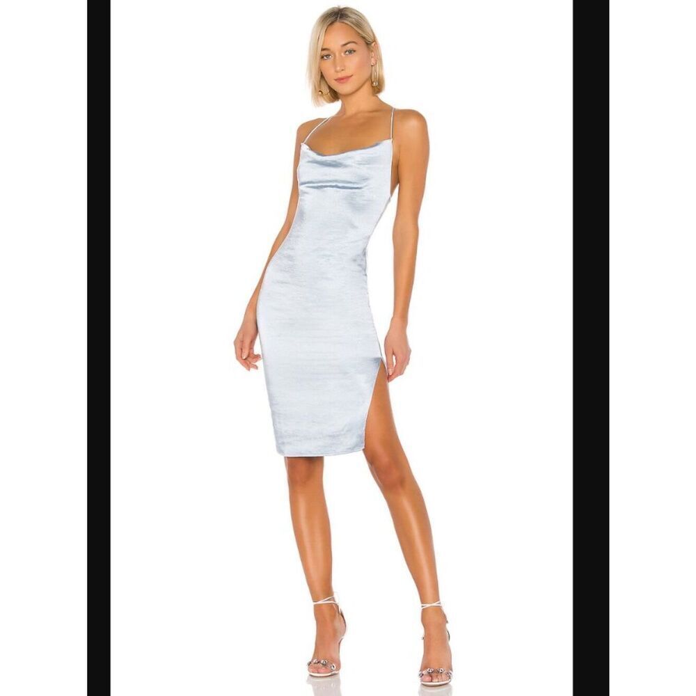 NWOT Superdown Billie Drape Midi Dress | Size XXS